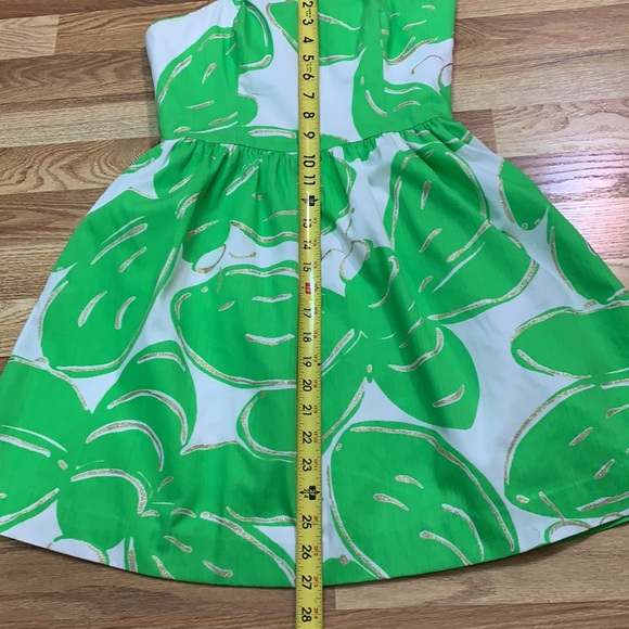 Lilly Pulitzer lottie strapless dress size 0 - Picture 4 of 16